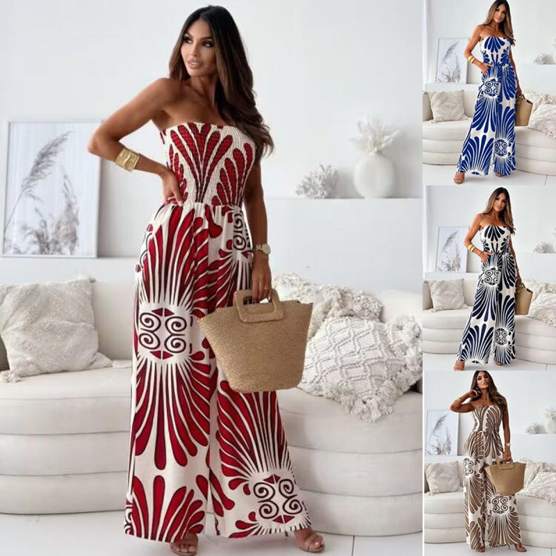 Frue Weitbeiniger Strapless Overall Stilla