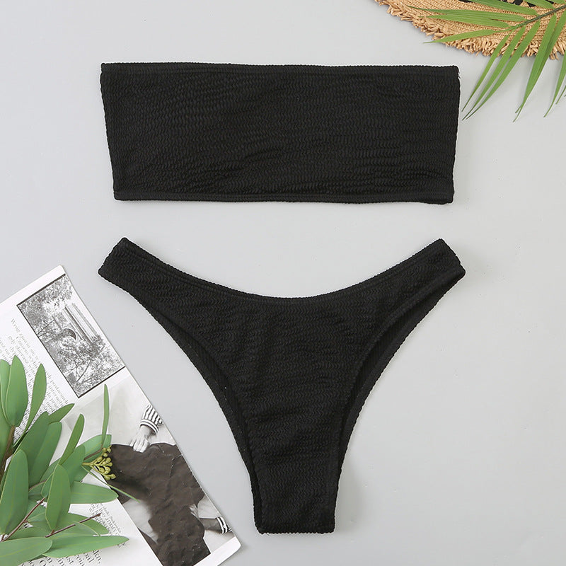 Femme Stropløst Klassisk Bikini-Sæt Stilla