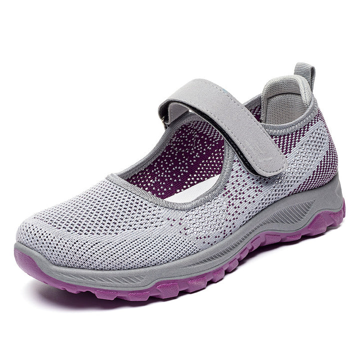 Dame sporty sandaler med justerbar velcro og åndbart overmateriale Stilla
