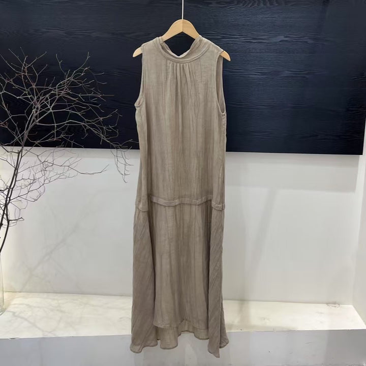 Femme Chic Lagdelt Maxi Kjole Stilla