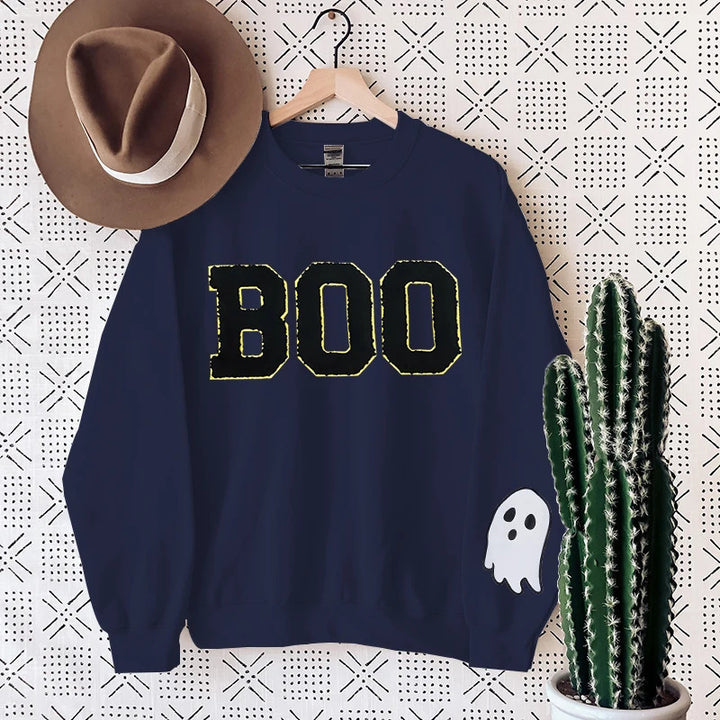 Kvinder sweatshirt med skræmmende print Stilla