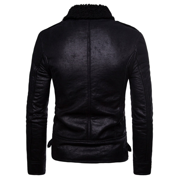 Herrer Premium Motorcykeljakke med Sherpa-krave Stilla