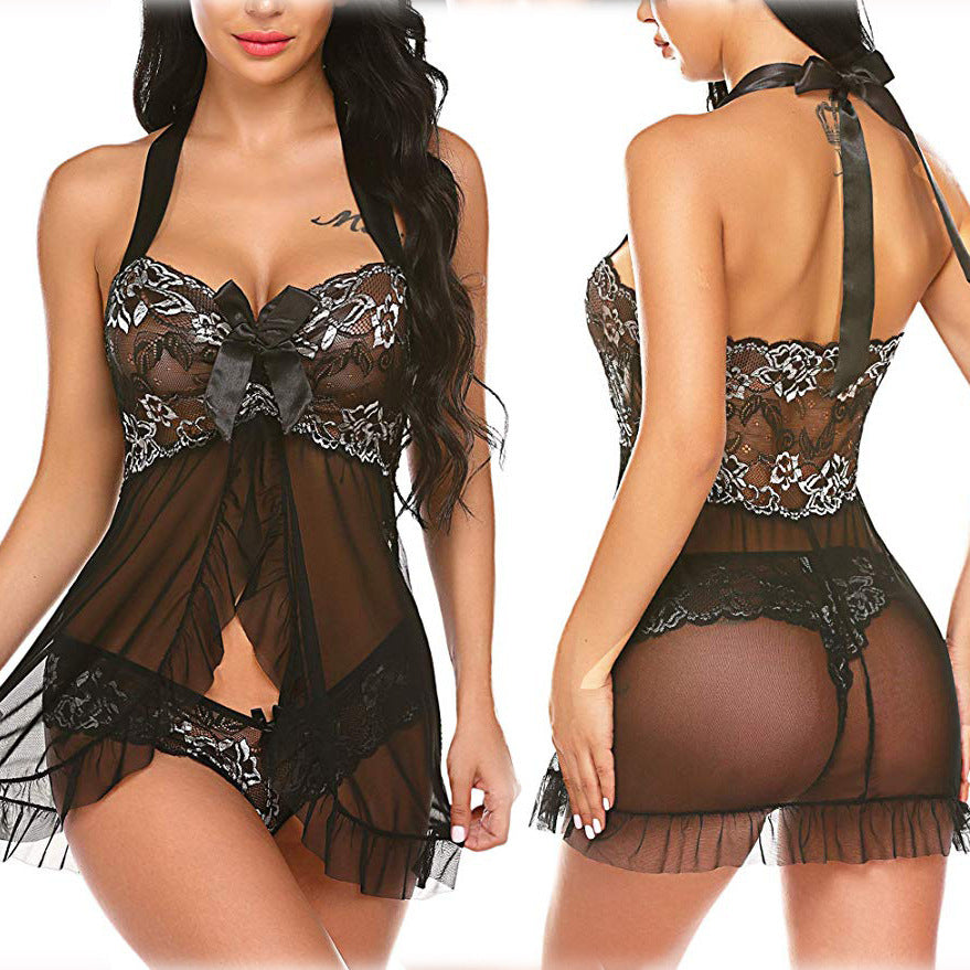 Dame romantisk blonde babydoll kjole Stilla