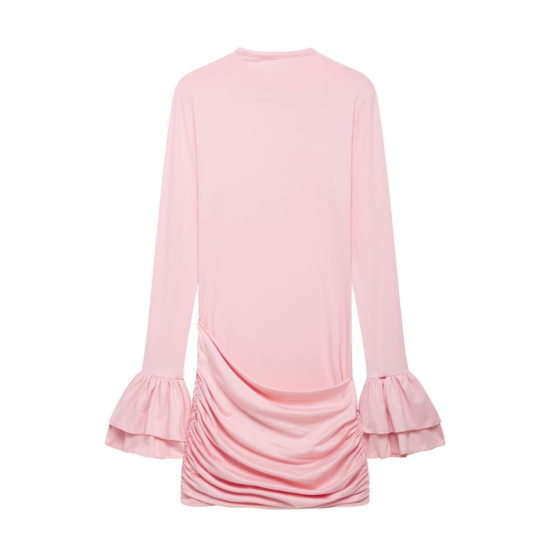 Femme Rüschenærmer Bodycon Kjole Stilla