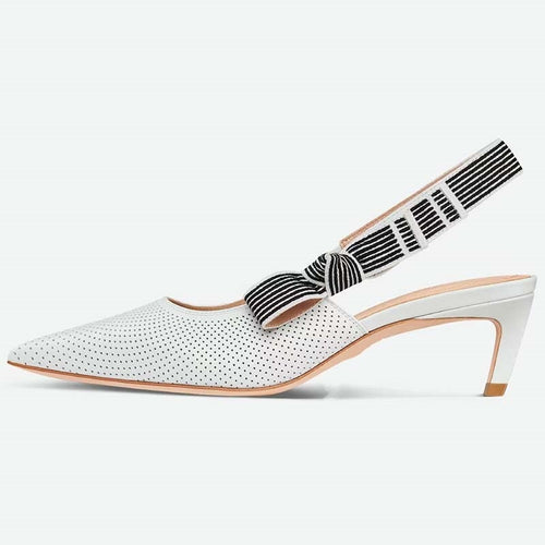 Femme Slingback Elegant Spids-tå Stiletter Stilla
