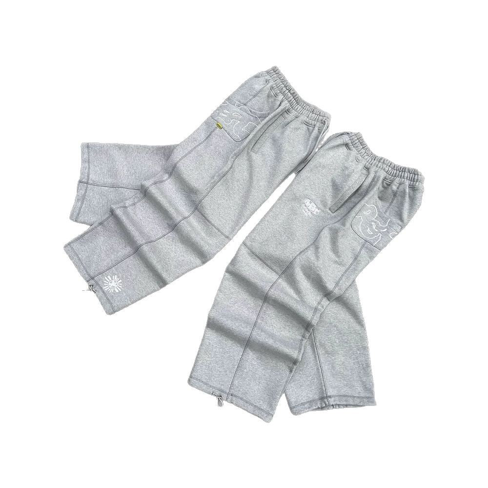 Dame sweatpants med innovativt design og trendy zip-detalje Skovae