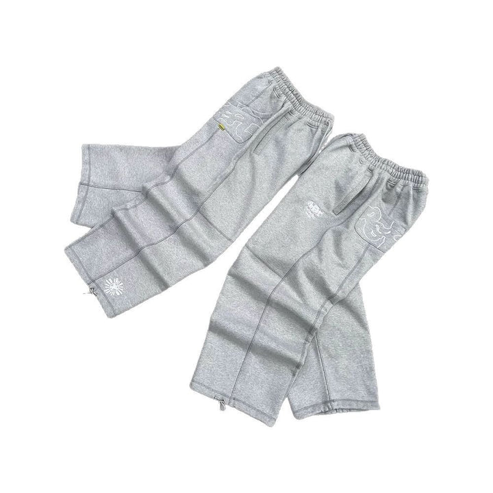 Dame sweatpants med innovativt design og trendy zip-detalje Skovae
