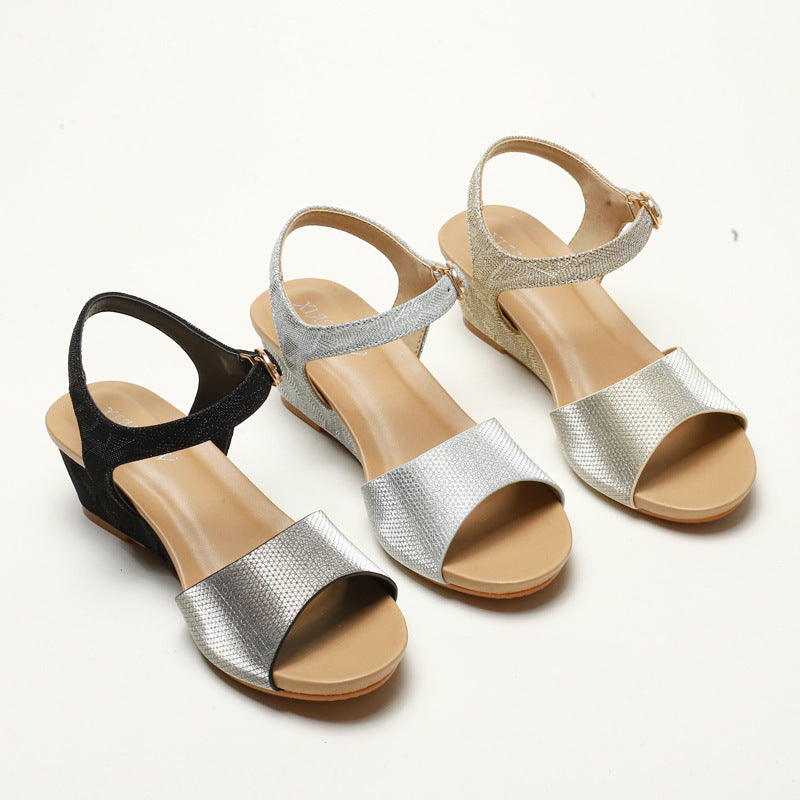 Dame Wedge-sandaler med moderigtige detaljer og komfortabel dæmpning Stilla