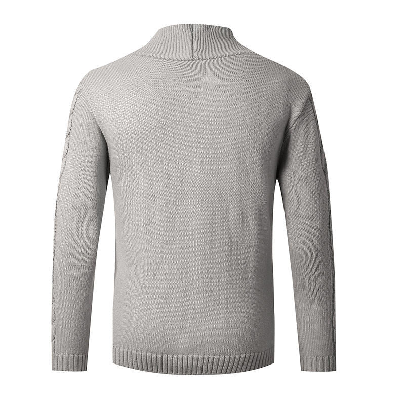 Herrer Kabelstrik Cardigan Pullover Stilla