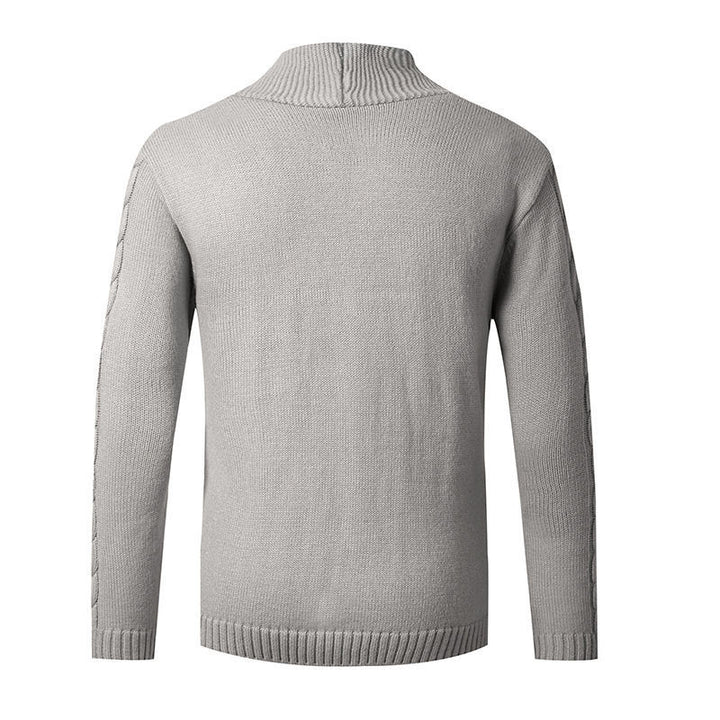 Herrer Kabelstrik Cardigan Pullover Stilla