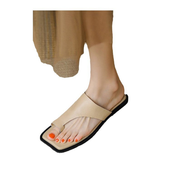 Dame modische flade sandaler med elegant rem-design og skridsikker sål Stilla