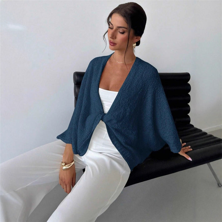 Kvinder Kimono Jakke med Bred Snit og Casual Elegance Stilla