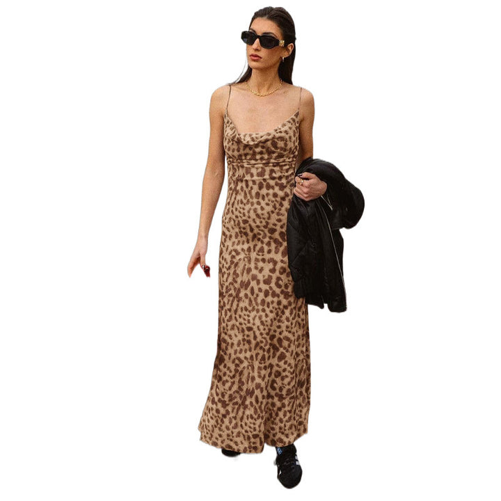 Femme Elegant Dyrtryk Maxikjole Stilla
