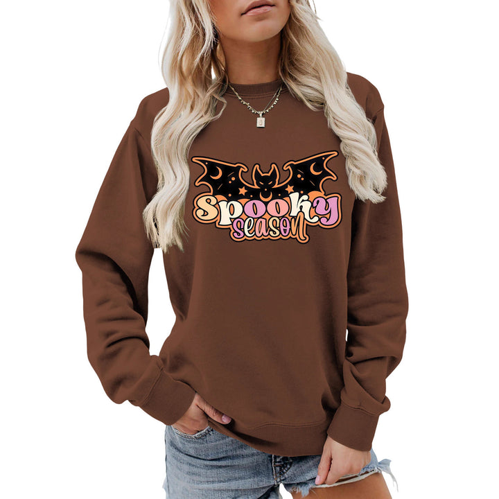Kvinders sweatshirt med kreativ Halloween-design Stilla