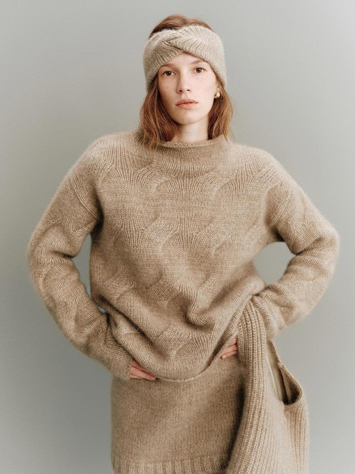Kvindernes hyggelige oversized sweater lavet af Mohair Stilla