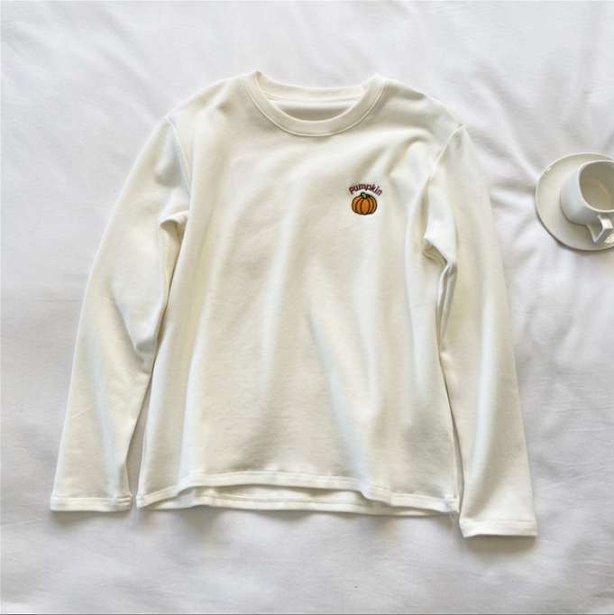 Femme Casual Broderet Sweatshirt Stilla