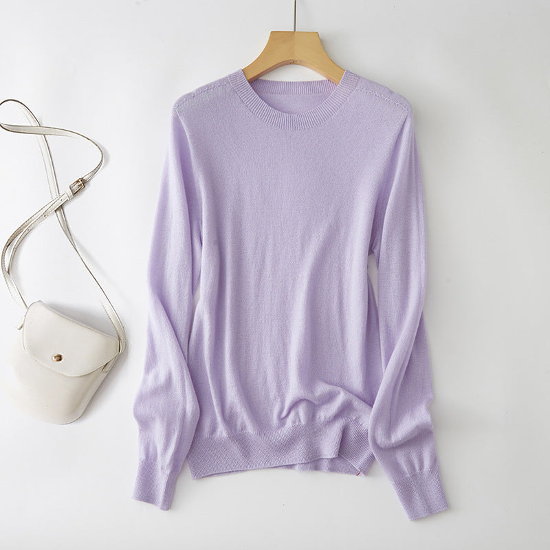 Femme Classic Relaxed Fit Strikpullover Stilla
