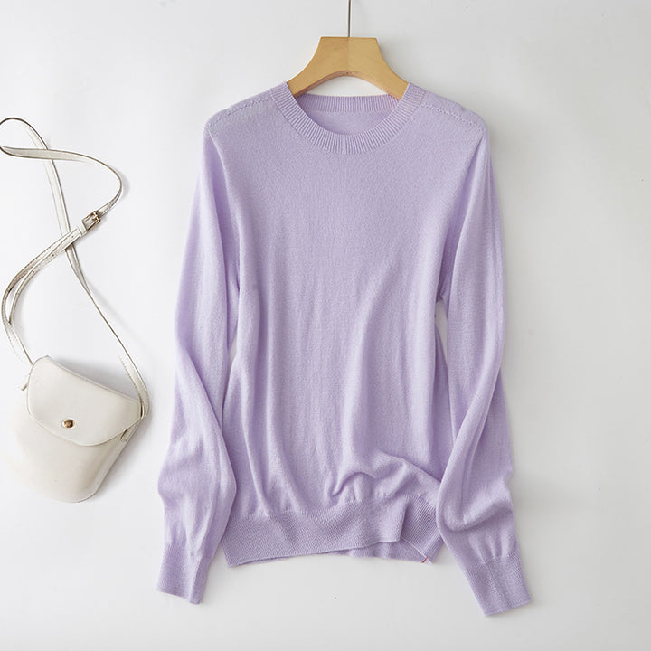 Femme Classic Relaxed Fit Strikpullover Stilla