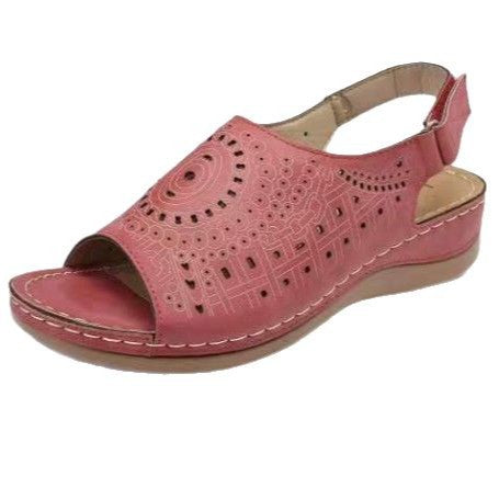 Dame Sporty Sandaler med dekorativt snit og ergonomisk fodseng Stilla