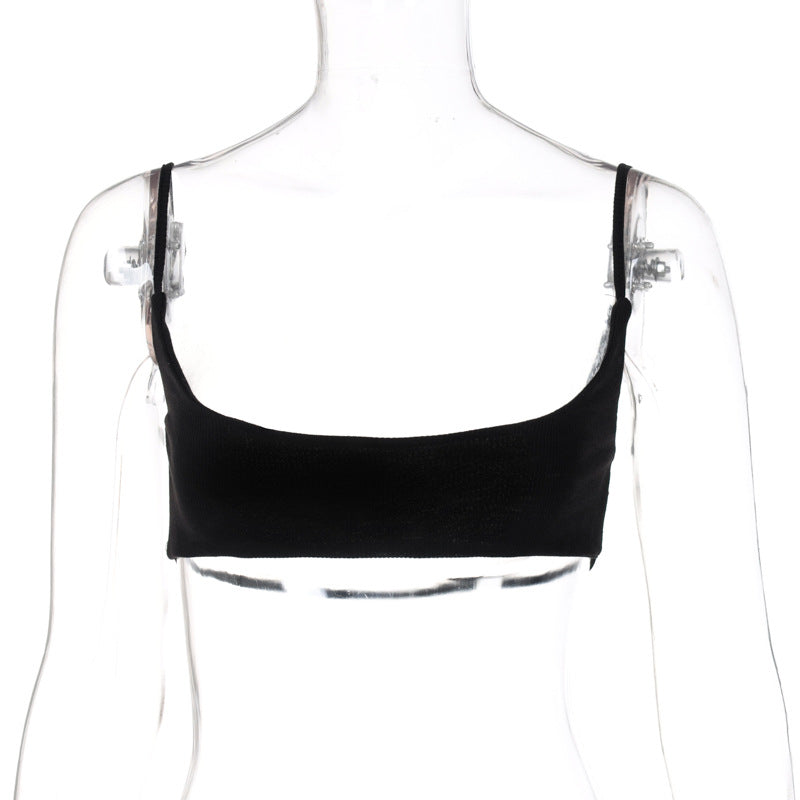 Dame Bralette med fint ribdesign og komfortable stropper Stilla