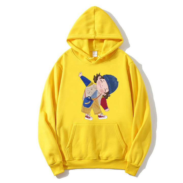Dame hoodie med legende børne design Skovae