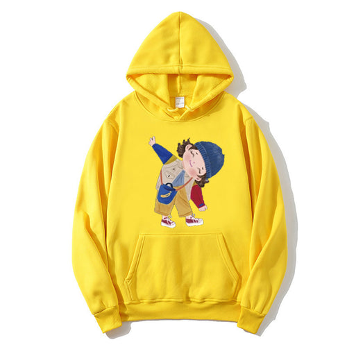 Dame hoodie med legende børne design Skovae