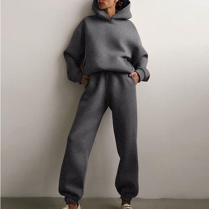 Femme Cozy Oversized Hoodie og Joggingdragt Sæt Stilla