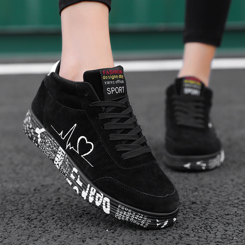 Herrer Stilfulde High-Top Sneakers med grafisk design Stilla