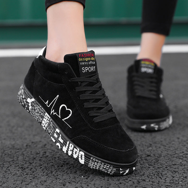 Herrer Stilfulde High-Top Sneakers med grafisk design Stilla