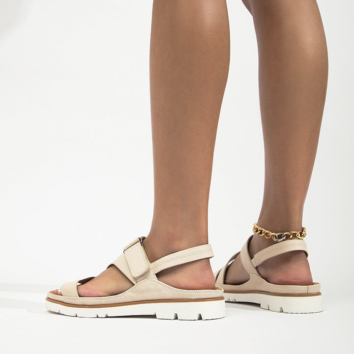 Dame komfort-sandaler med justerbart remdesign og dæmpende sål Stilla
