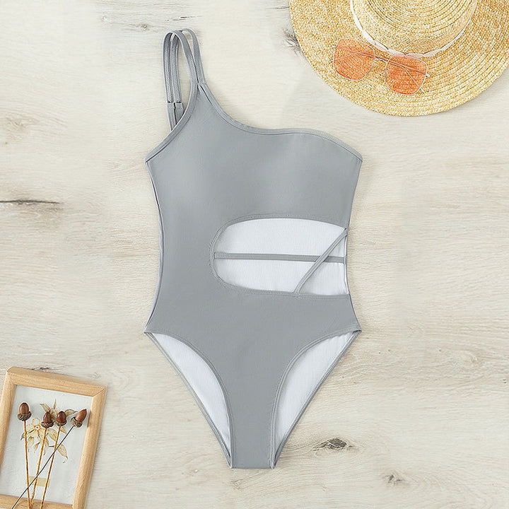 Dame En-sidig Cut-Out Badedragt Skovae 1781605491
