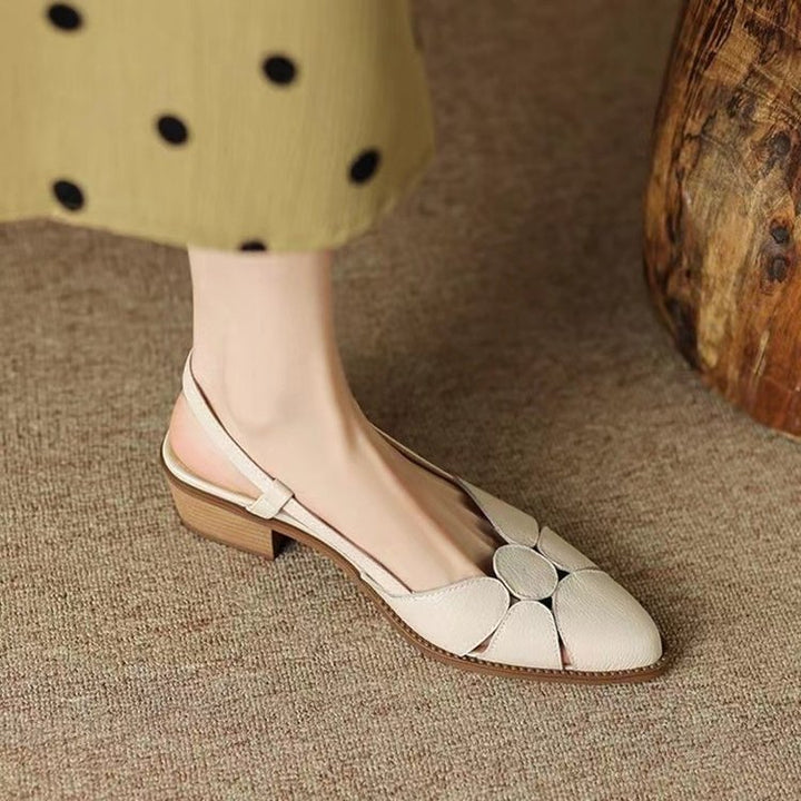 Damer Ballerinas med blomsterdesign og elegant snit Stilla