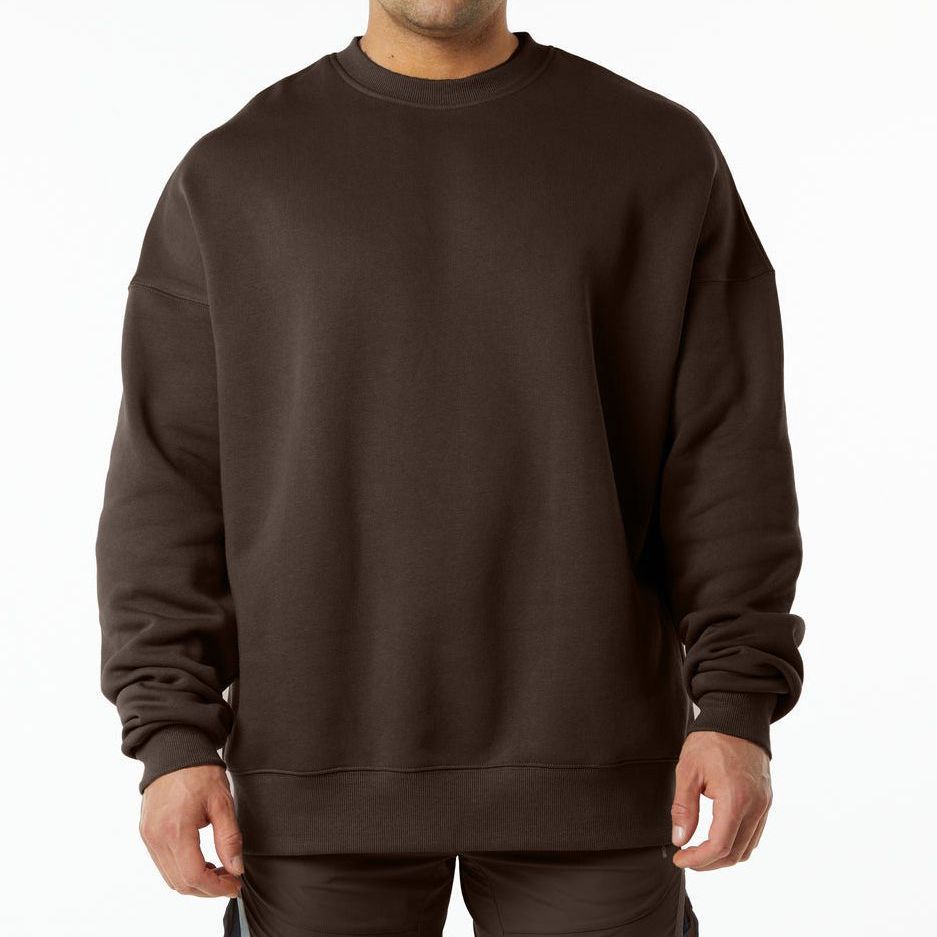 Herrer Oversized Sweatshirt med afslappet snit og robust indvendigt foder Stilla