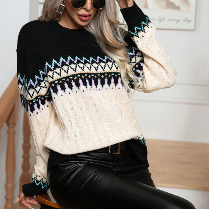Stilla | Vintage Strikpullover Til Damer