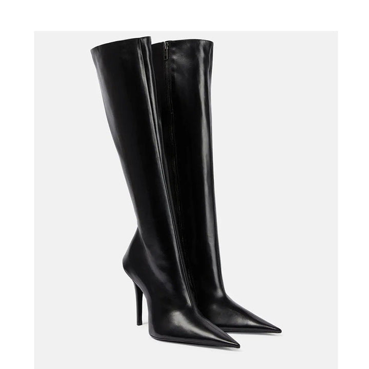 Femme Over-the-Knee Højhælede Stiletto Støvler med skulptureret Hældesign Stilla