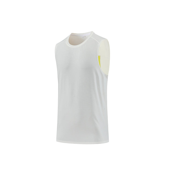 Herrer Sporty Tanktop med åndbar struktur Stilla