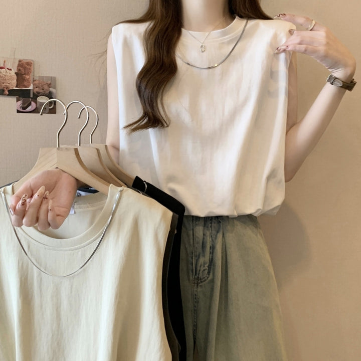 Femme Relaxed Fit Ærmeløs T-Shirt Stilla