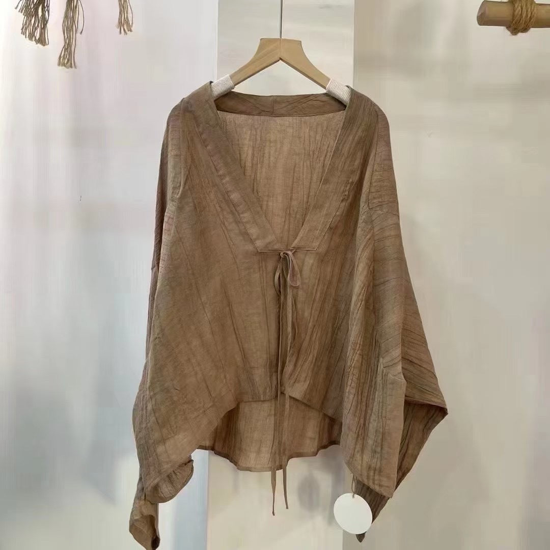 Dame Let Lagdelt Kimono Cardigan Stilla