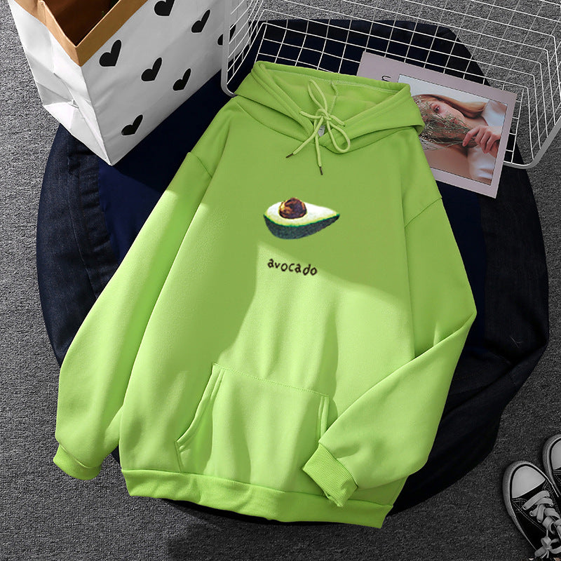 Kvinder hoodie med frugtig vandmelon motiv Stilla