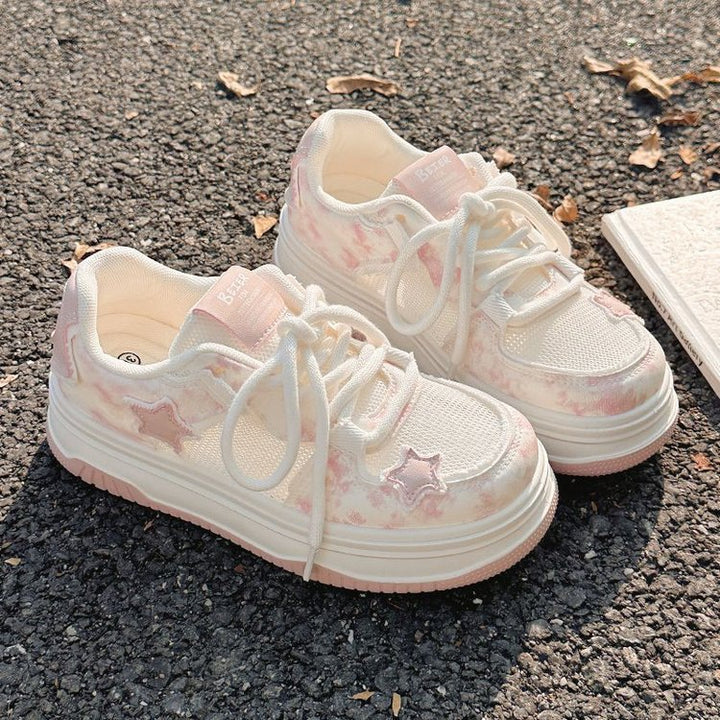 Dame Sporty Sneakers med stilfuldt blomstermønster Stilla