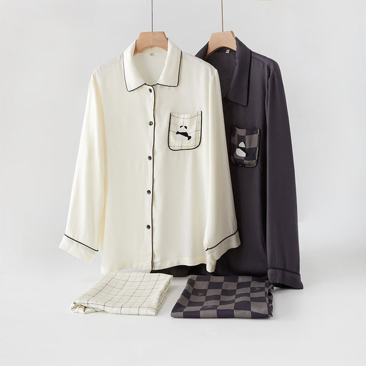 Dame Smart Pyjamabluse Stilla
