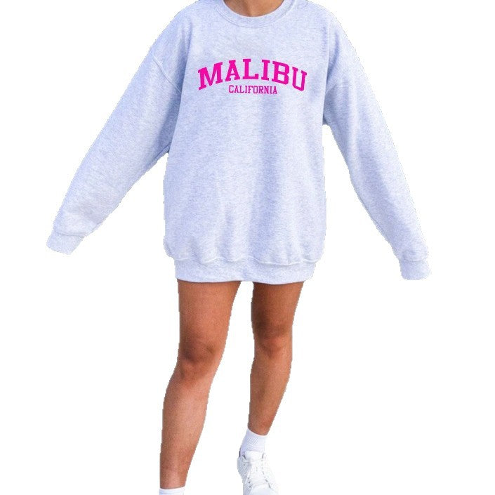 Kvinders sweatshirt med afslappet California-logo og blødt materiale Stilla