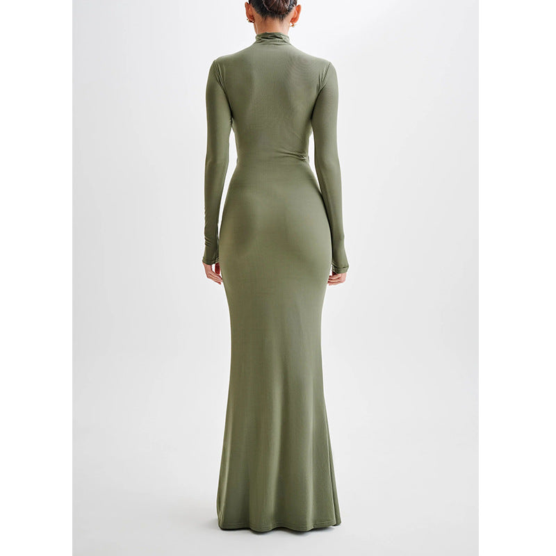 Stilla | Elegant Slim Fit Langærmet Kjole