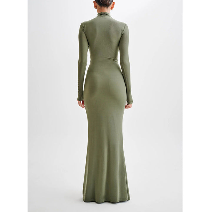 Stilla | Elegant Slim Fit Langærmet Kjole