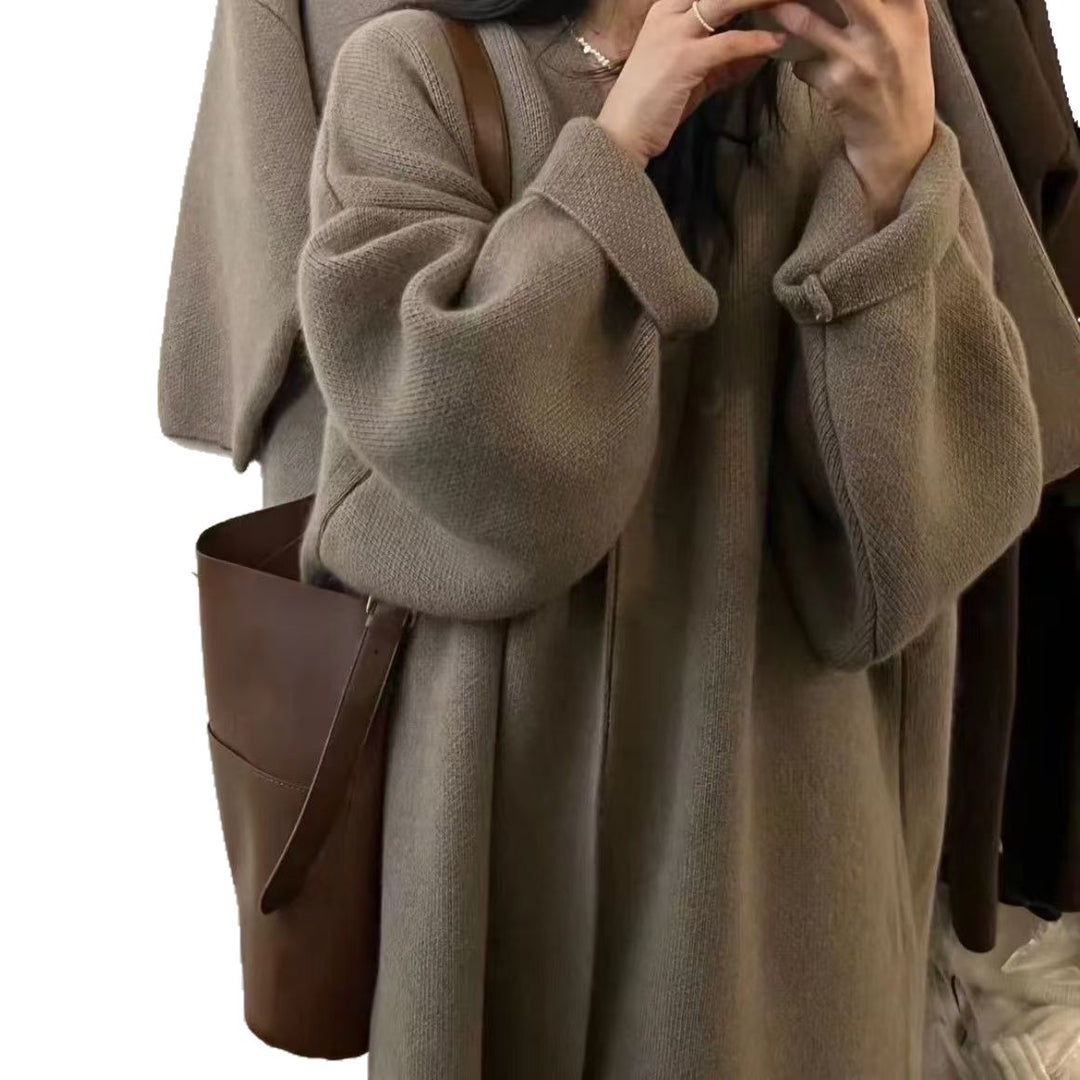 Kvinders elegante og varme oversized cardigan Stilla