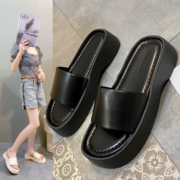 Dame Trendy Clogs med høj plateausål og moderne design Stilla
