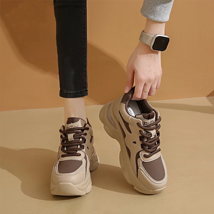 Dame Sporty Chunky Sneakers med åndbart overmateriale og dæmpende sål Stilla