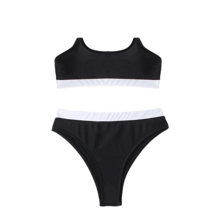 Dame Bikini-sæt med høj talje og sporty top Stilla
