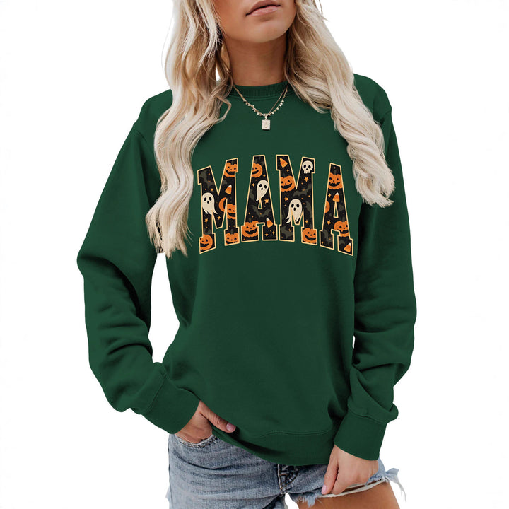 Kvinders sweatshirt med sjov Halloween design og behagelig pasform Stilla
