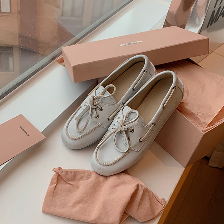 Femme Fritids Læder Slipper Stilla